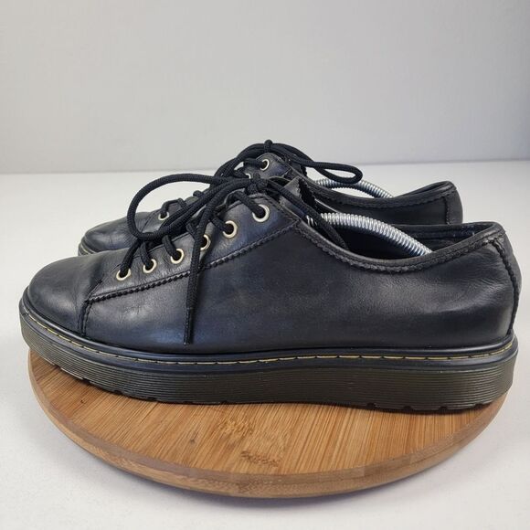 Doc Dr Martens Black Leather Shoes Mens Shoe Size 12 Farrell Lace Up - Picture 4 of 13